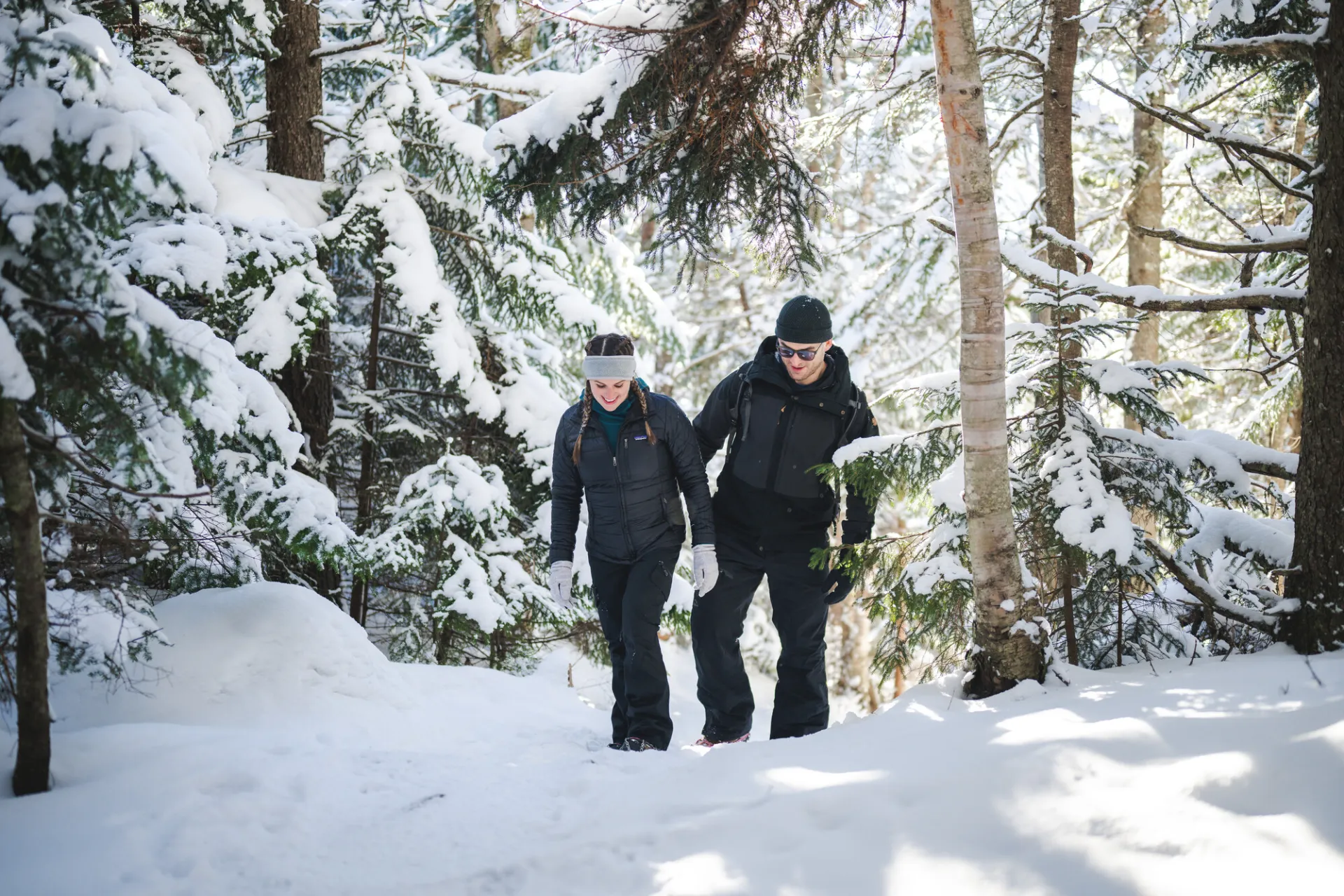 Snowshoeing near Mt Jo.