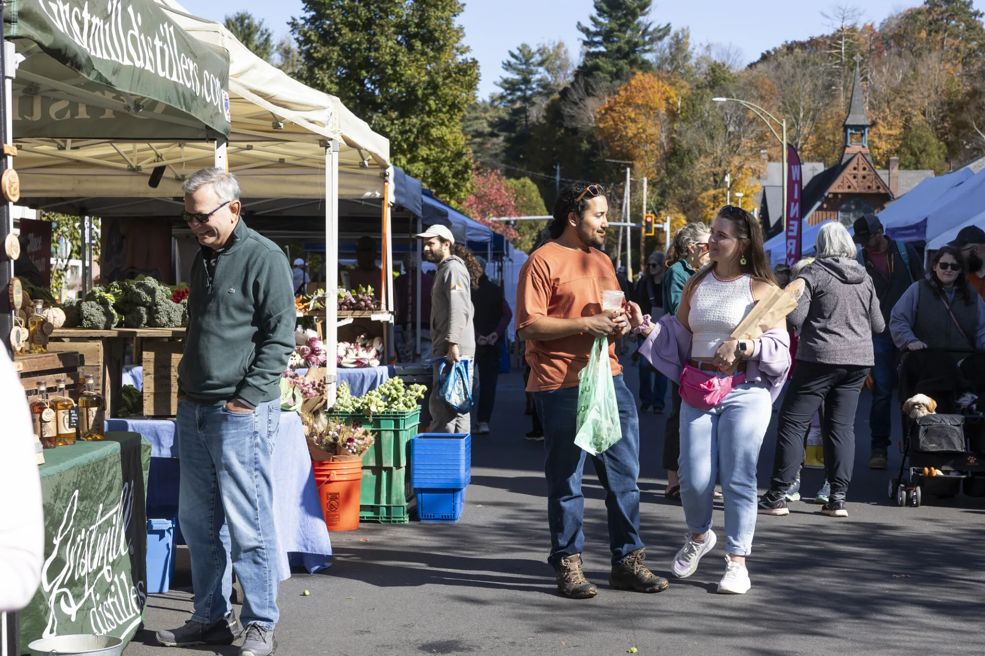 Community members at the festival