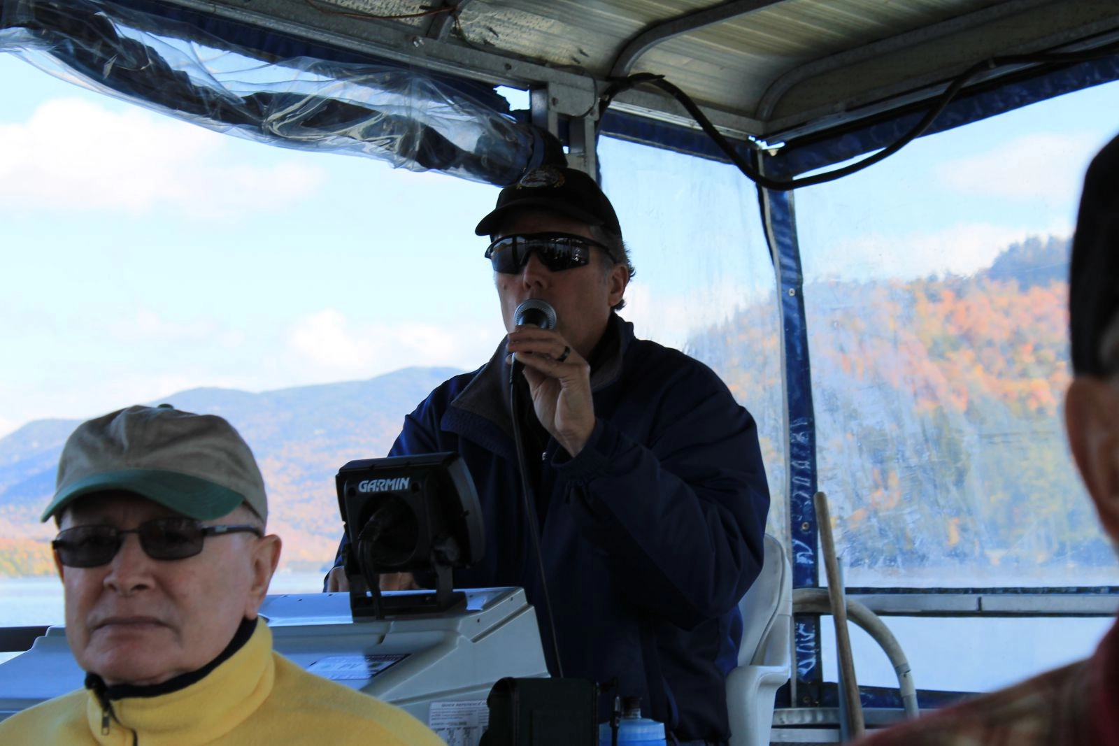 Tom guides the tour.