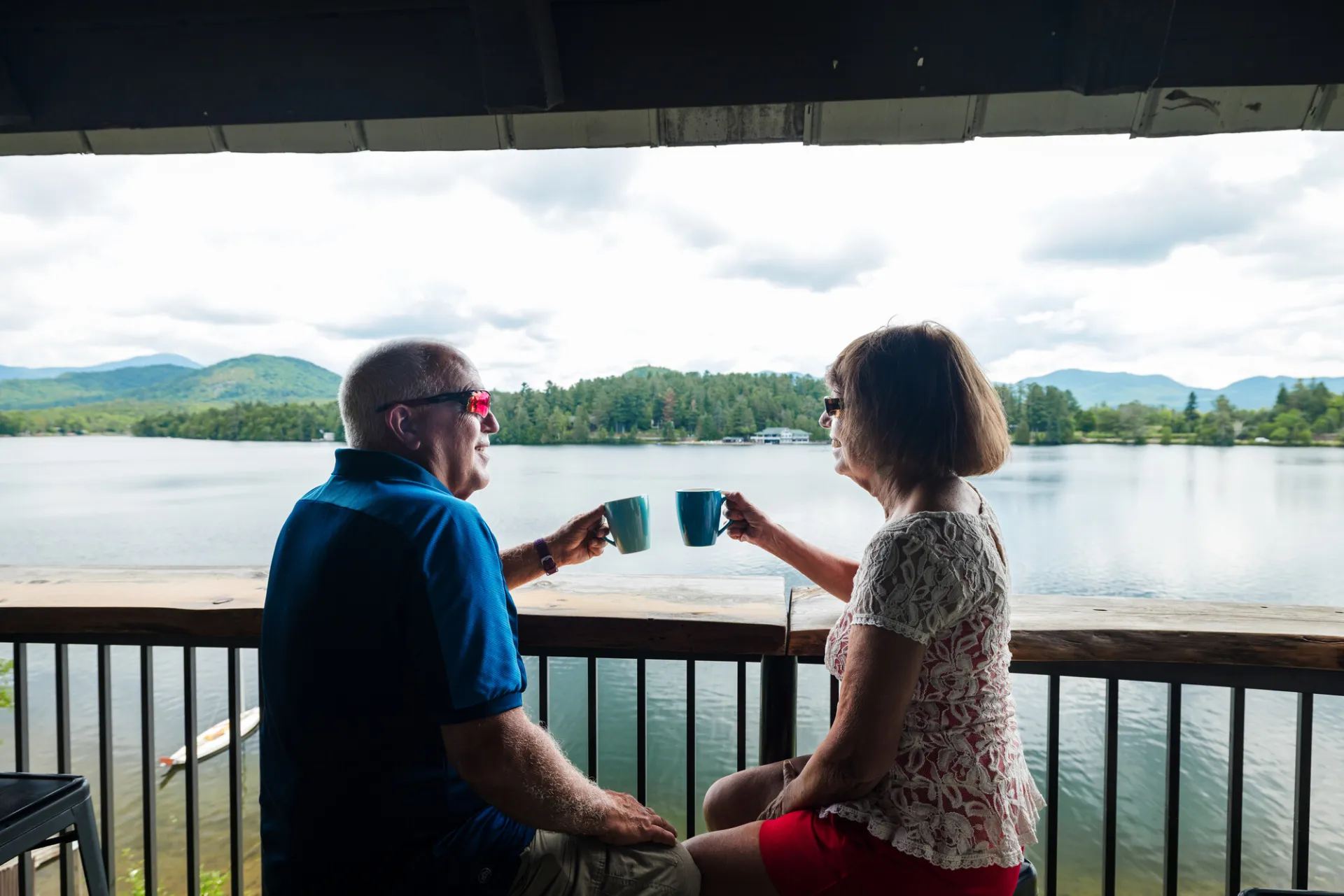 A couple at Golden Arrow Resort.