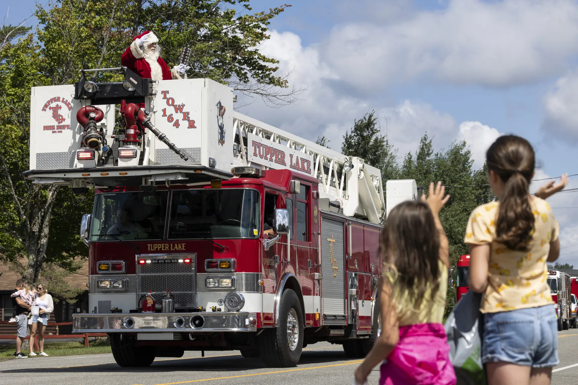 Firetruck in a parade