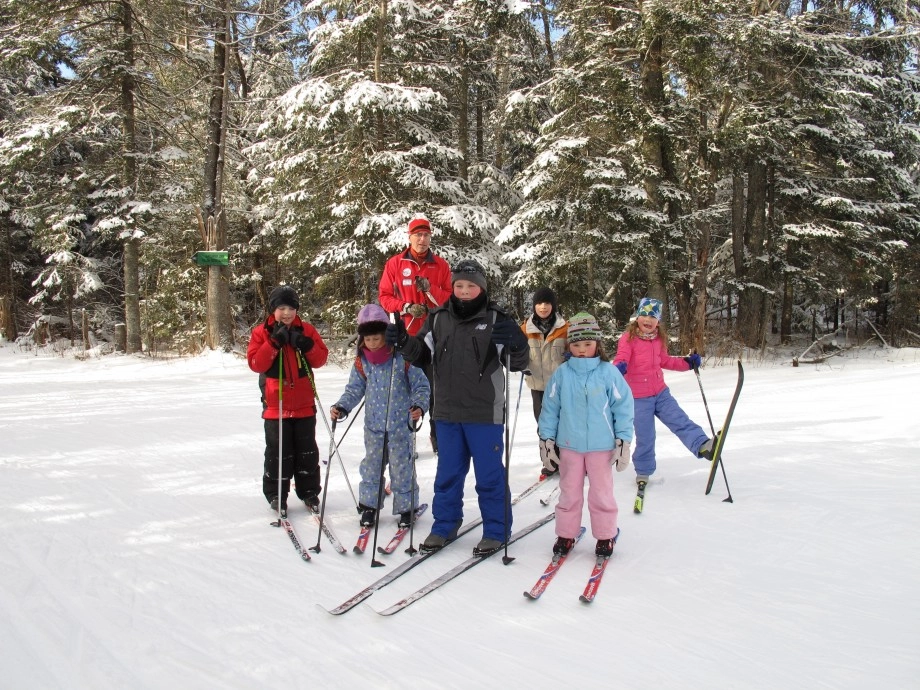 Bill Koch program kids at the Mt. Van Hoevenberg Cross Country Center