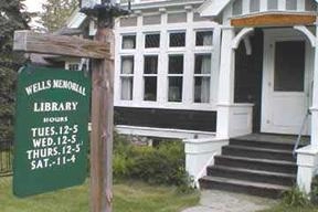 Wells Memorial Libary in Upper Jay NY