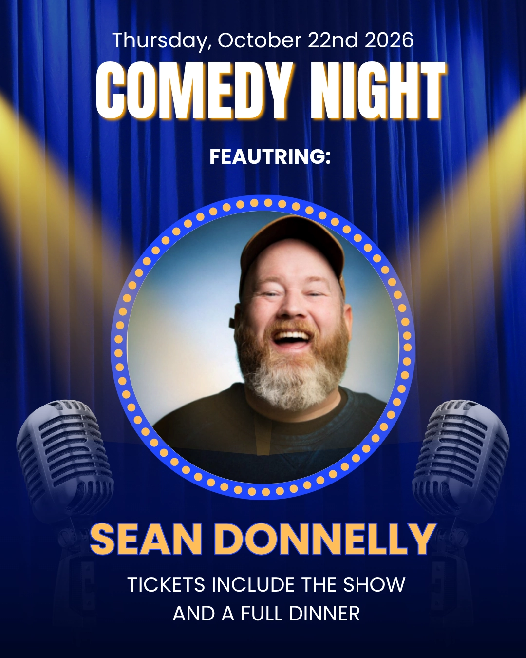 comedy night flyer