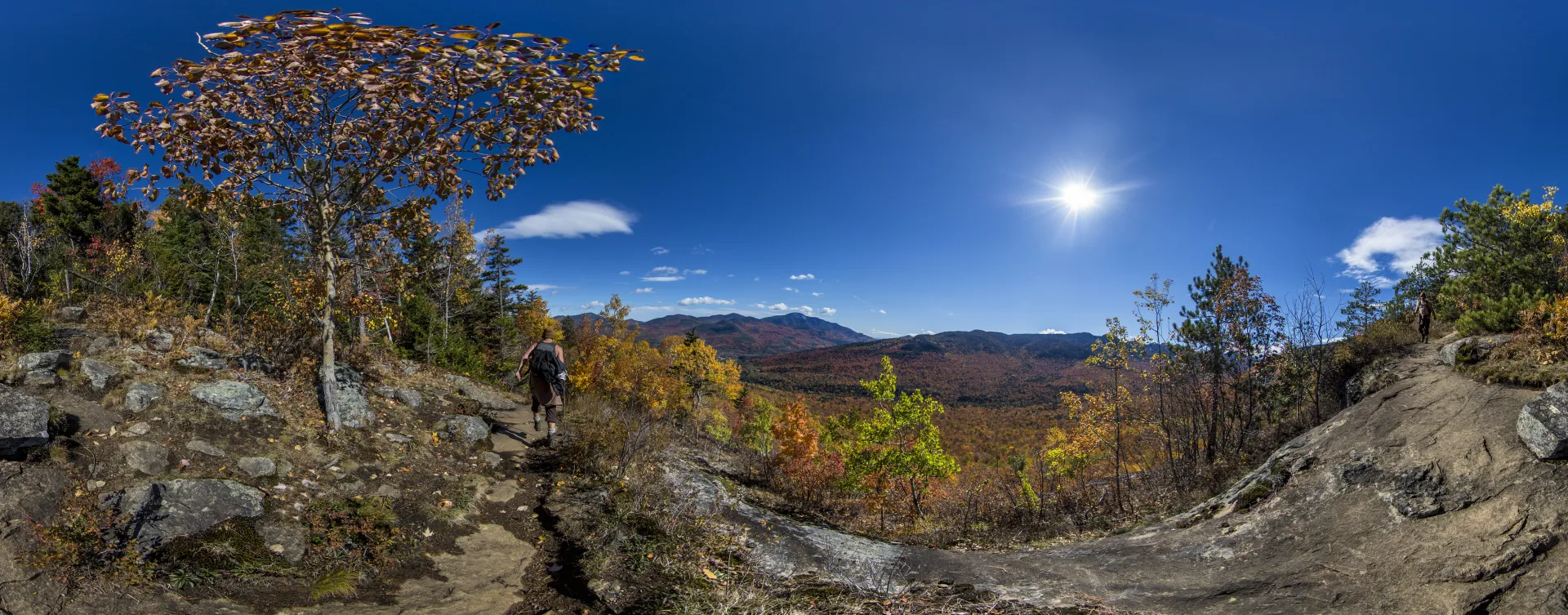 The Big Slide loop has many stunning fall vistas.