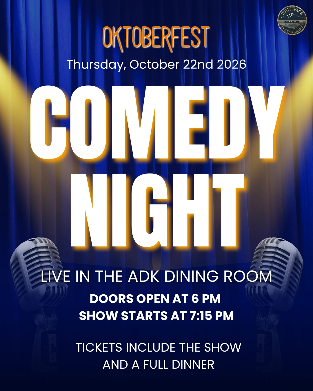 comedy night flyer