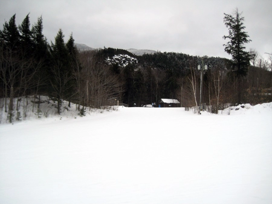This Whiteface ski trail is an easy, Green Circle, trail.