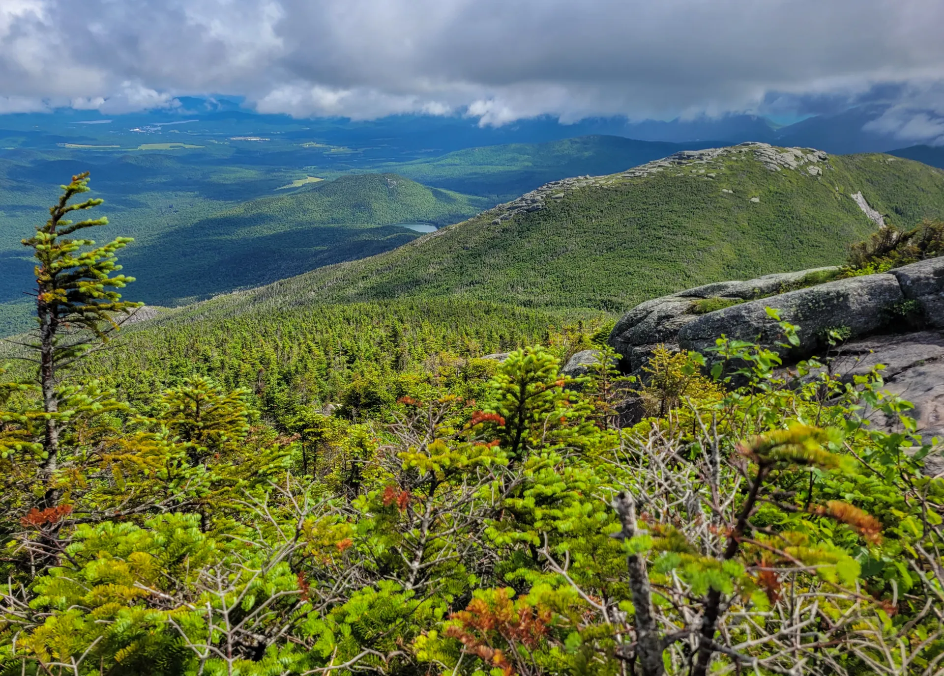 The view of Wright from near the summit of Algonquin