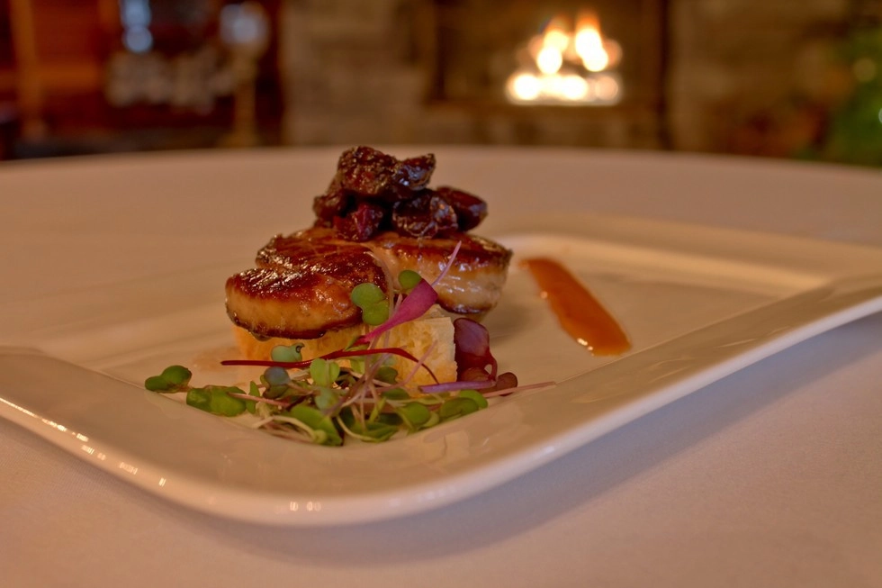 Delicious appetizer on a plate