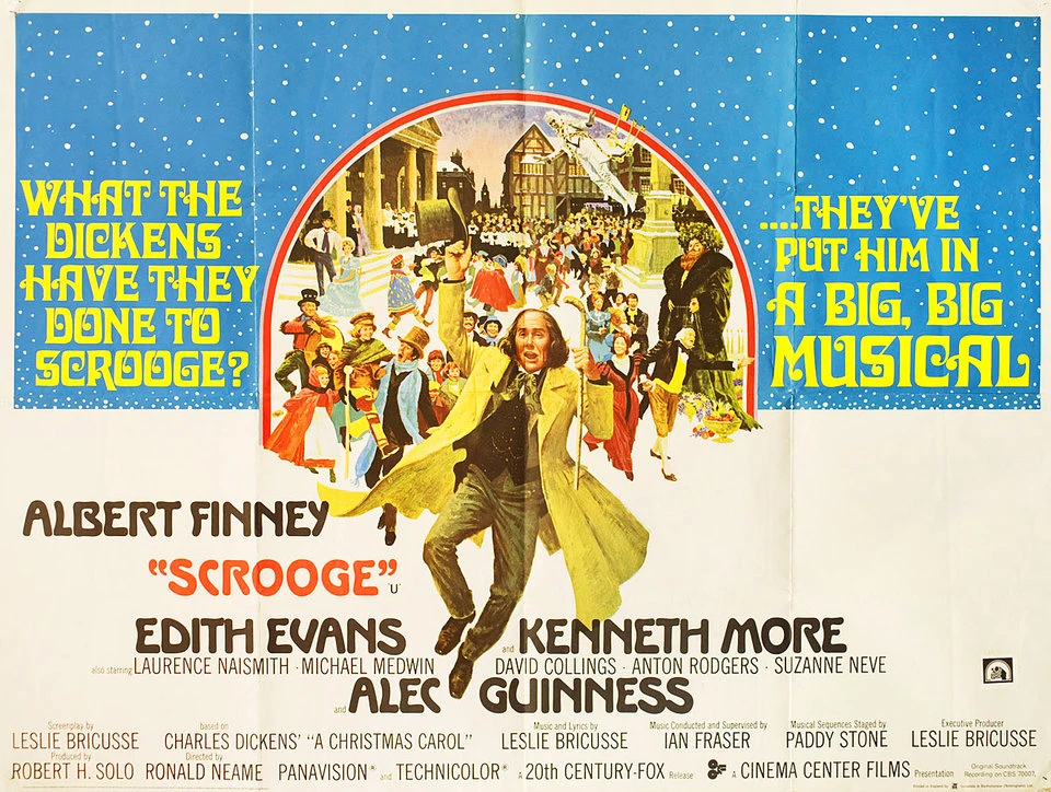 Movie poster for 1970 "Scrooge" film