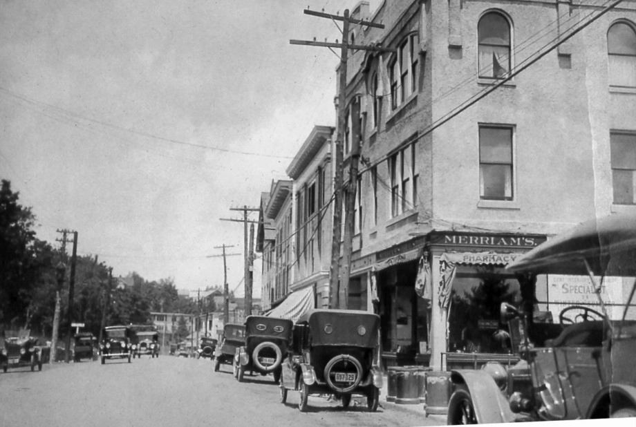 Lake Placid street scape circa 1920