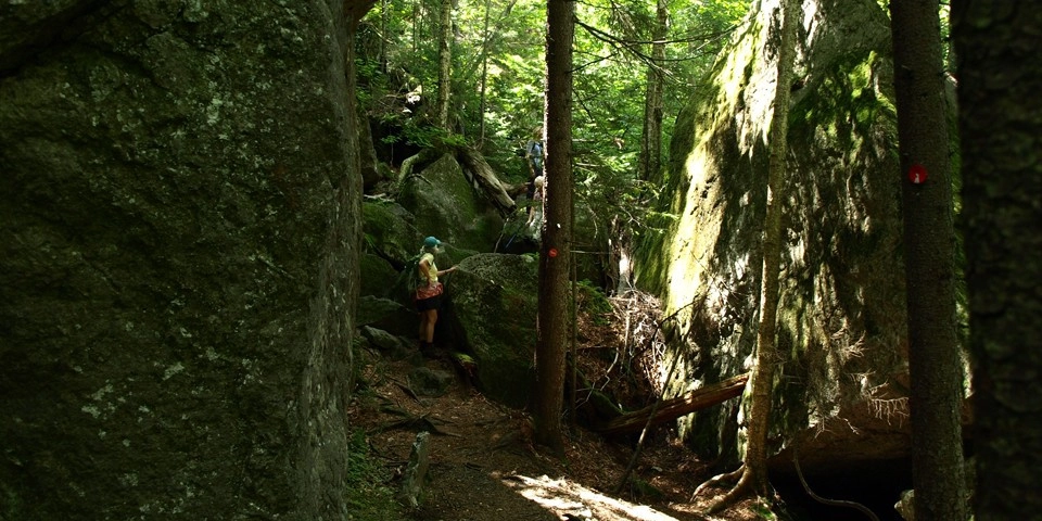 Can you say glacial errata? This trail has lots of it.