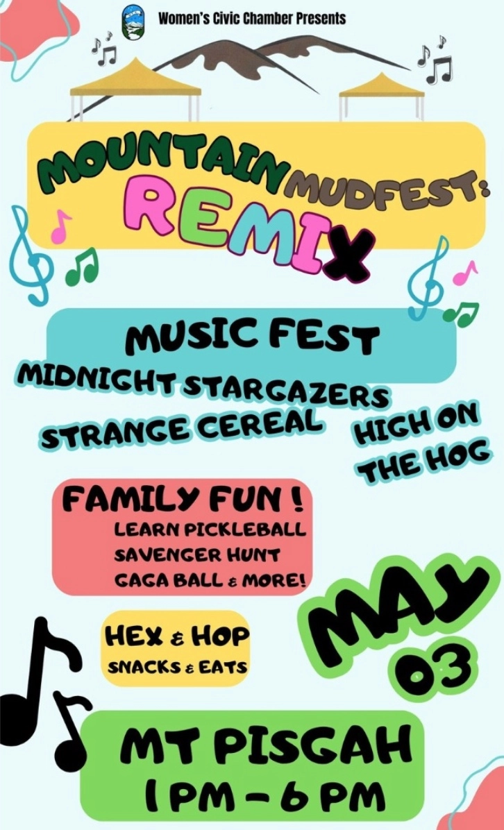 Mountain Mudfest Remix informational flyer