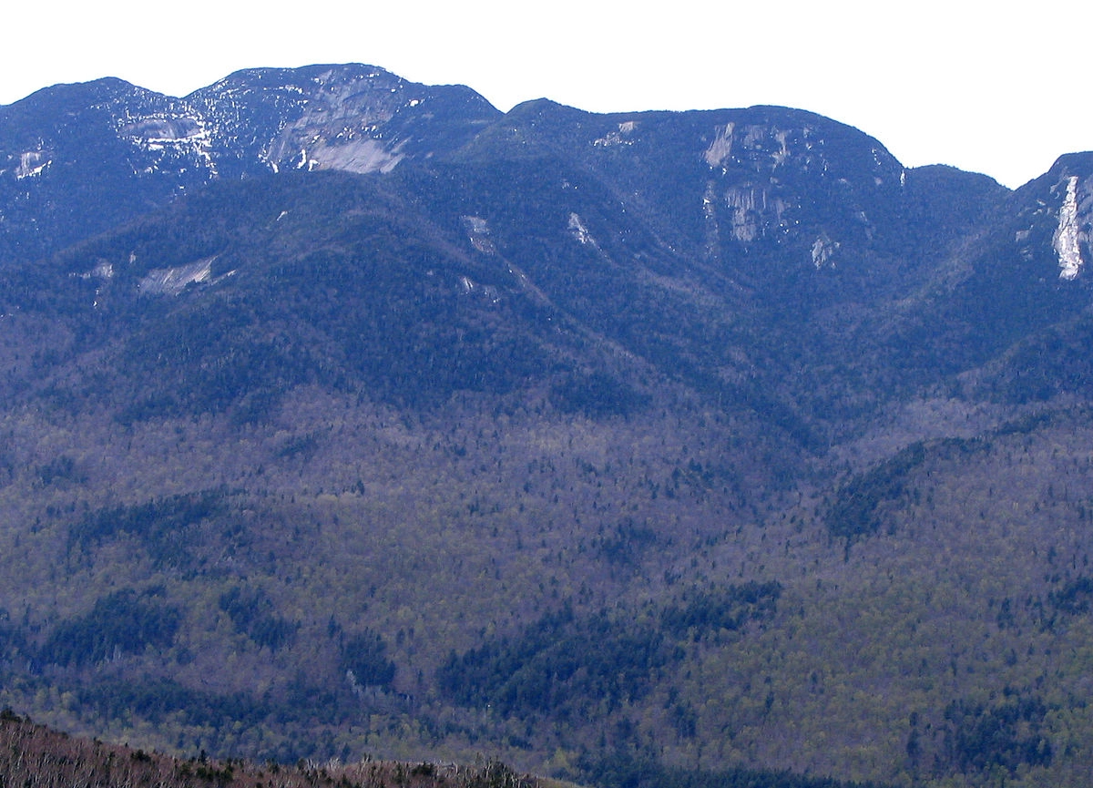 The view of Armstrong from the peak of Noonmark.