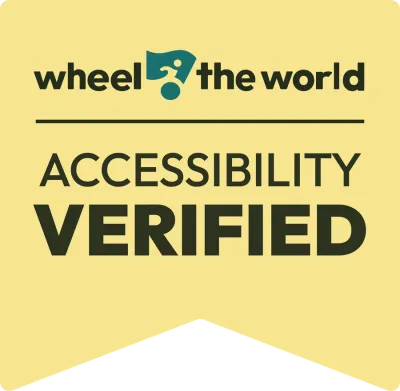 Wheel the World Accessibility Certification badge