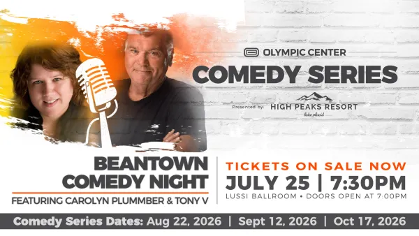 Designed Header Graphic for Beantown Comedy Night at the Olympic Center
