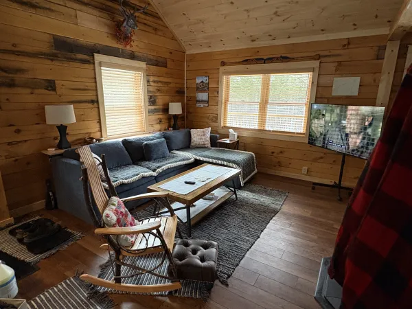 The comfortable living space.