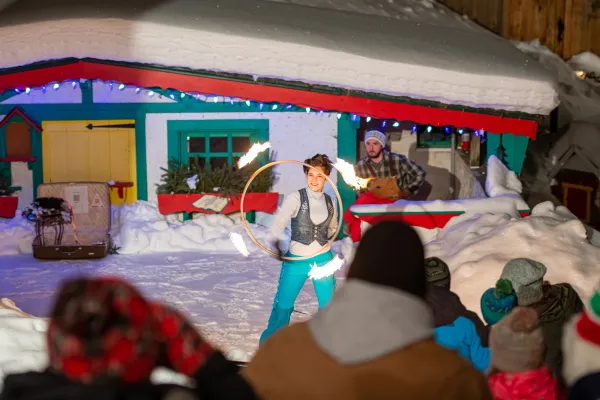 Village of Lights Fire Dancer