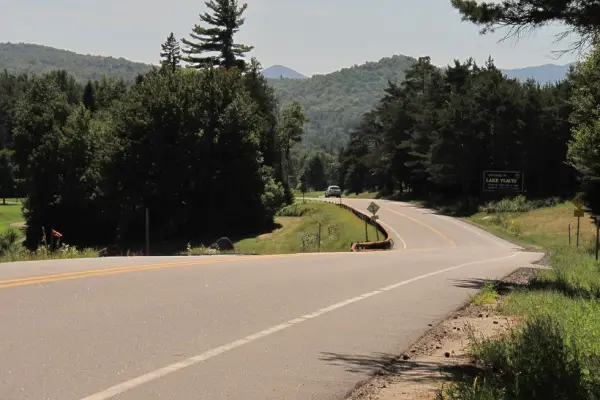 Welcome to Lake Placid sign