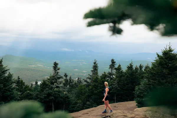 Halfway up Cascade Mountain