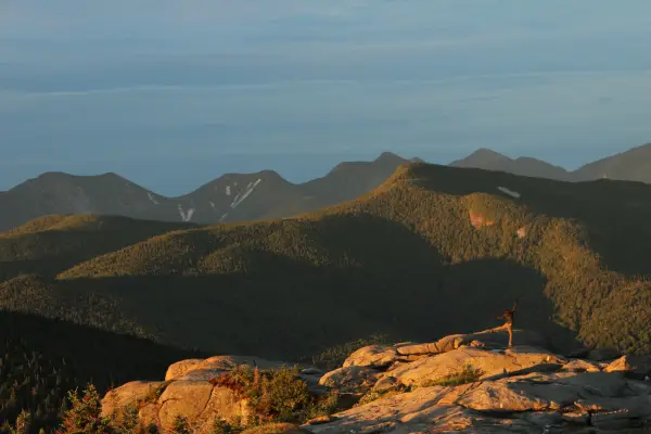 The view of the Great Range as seen from Cascade's summit.