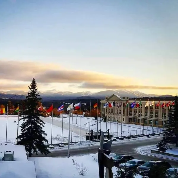 Lake Placid Central Schools in the winter