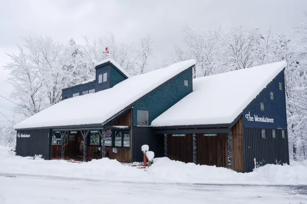 The Mountaineer in Keene Valley, NY in winter.