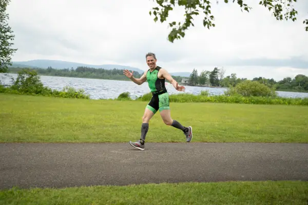 Tinman runner along the waterfront.