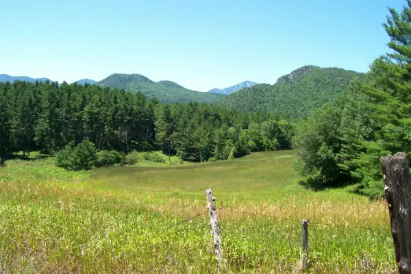 The side roads go through tranquil landscapes.