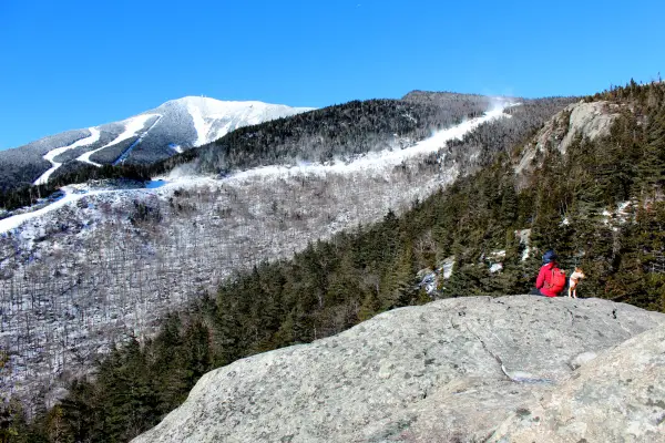 The distinctive profile of Whiteface Mountain seen from the summit of Bears Den.