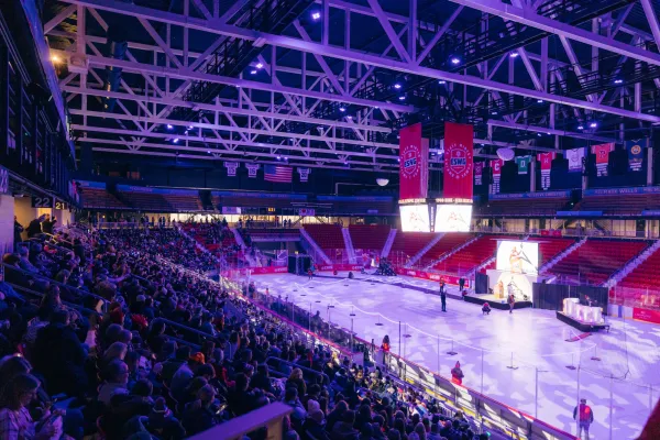A winter event in Lake Placid.