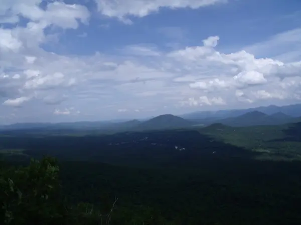 Feel closer to the sky at the summit of the Flume Knob trail.