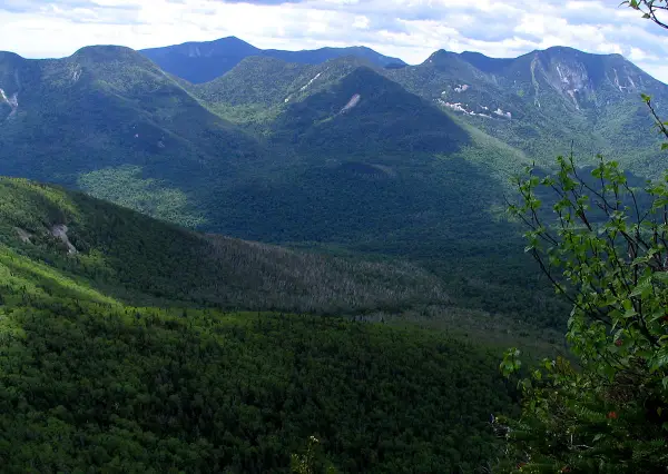 Mountains looking blue