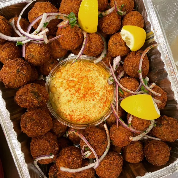 A tray of fried deliciousness