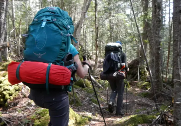 Carry your room with you on this through hike trail.