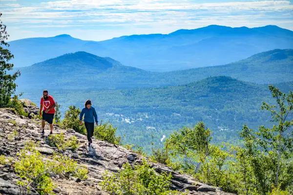 There are many viewing vantage points to a spectacular view of the Ausable Valley.