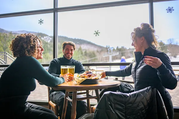 A group dining at Whiteface Mountain.