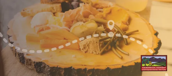 A plate filled with vegetables and fresh produce. 