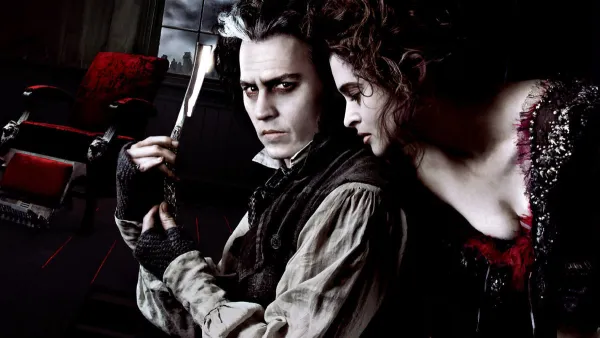 Promotional image from 2007 Tim Burton's Sweeney Todd film