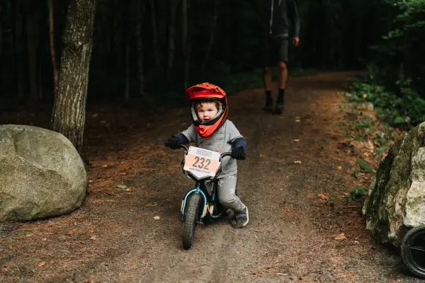 Rad kid racing!