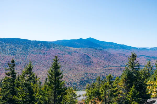The view of Whiteface from Catamount