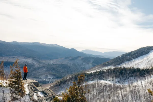 The view from Bear Den in the winter