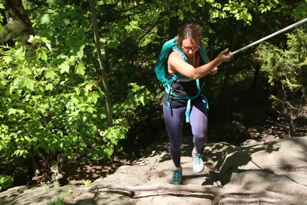 One route is steep and challenging.