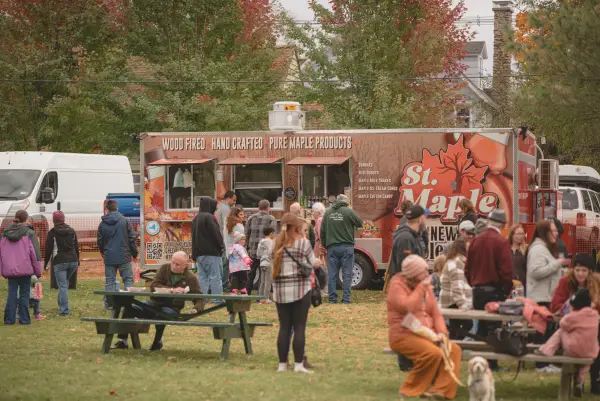 Maple food truck at Tupper Lake's fall Festival