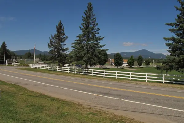 Go by the Horseshow Grounds at the edge of town.