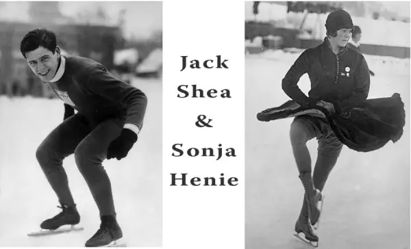 An image of Jack Shea and Sonja Henie
