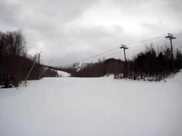 Bear is an easier trail at Whiteface Mountain.