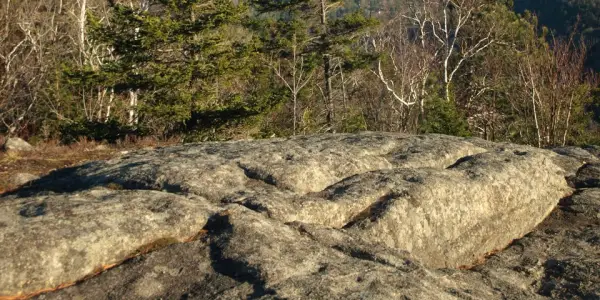 Snow Mountain has a rocky summit.