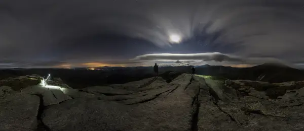 The glory of the MacIntyre Range of the Adirondacks.