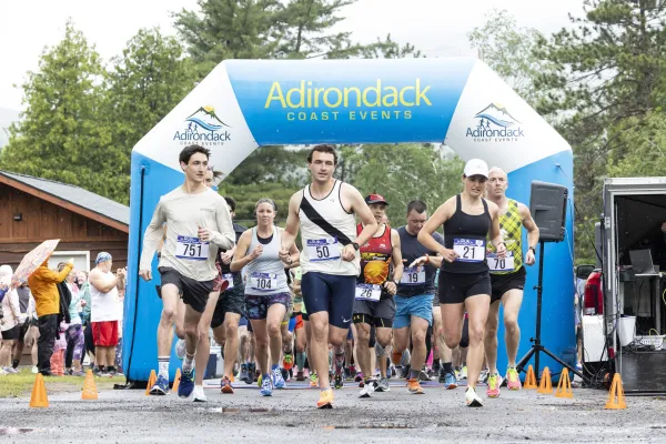 Racers at Whiskey Run start